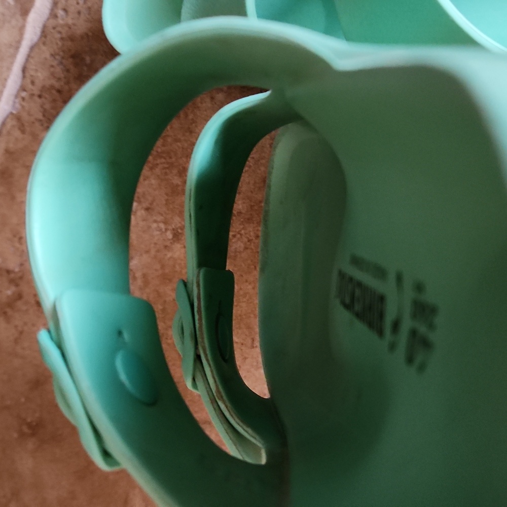 Birkenstock Womans Mint Green Sandals Size EUR 40 - Picture 11 of 14